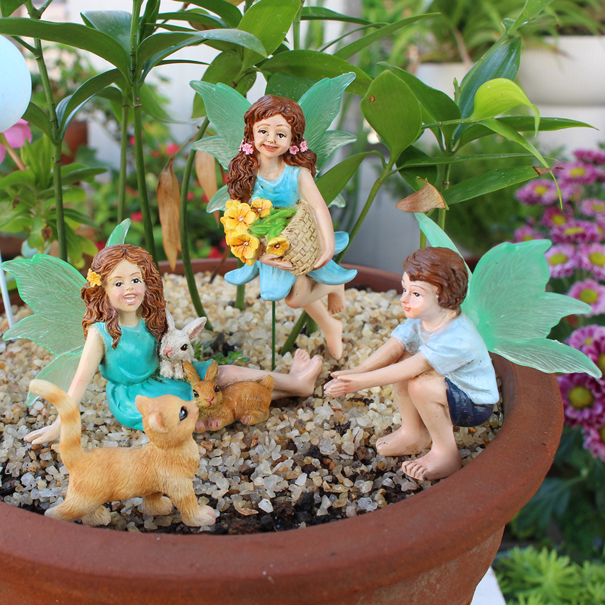4pc Flower Fairy and Animal Pa - Art Craft Flower recensie en prijs