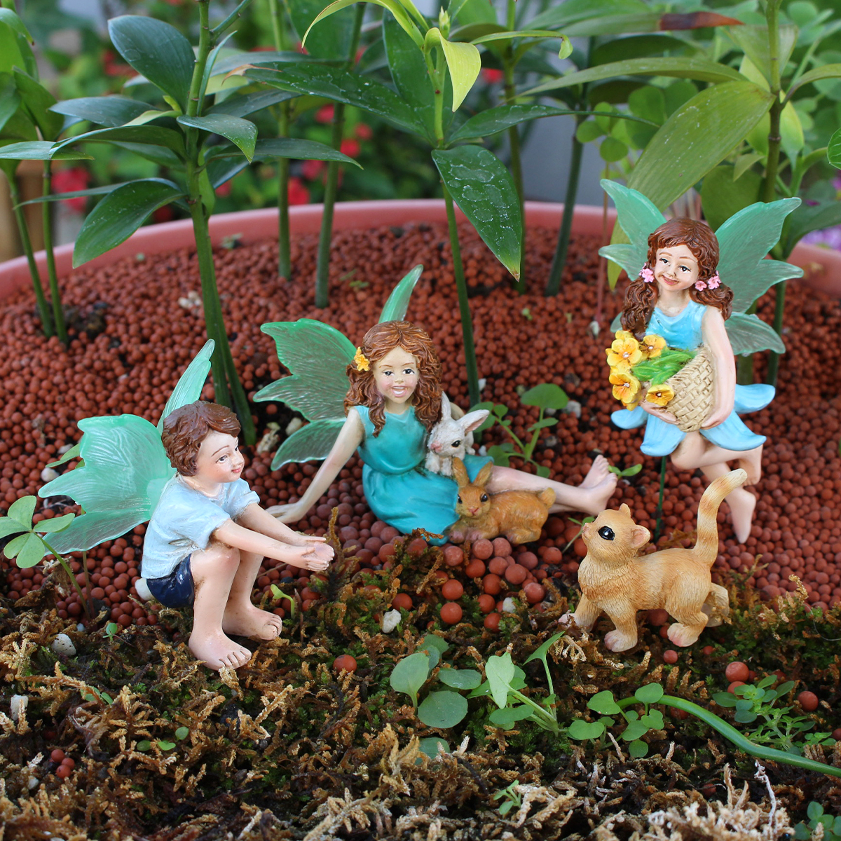 4pc Flower Fairy and Animal Pa - Art Craft Flower recensie en prijs