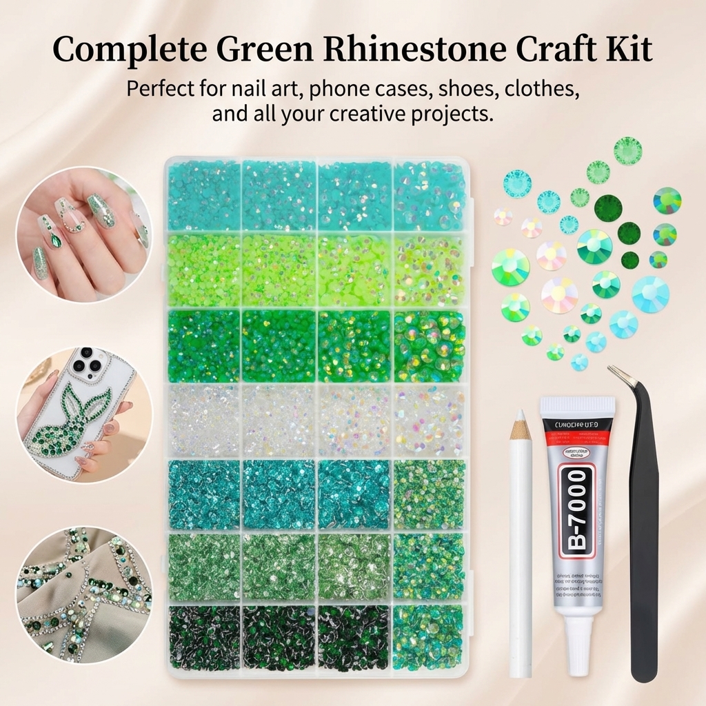 Acrylic Resin Flat Back Rhines - Art Craft Show recensie en prijs