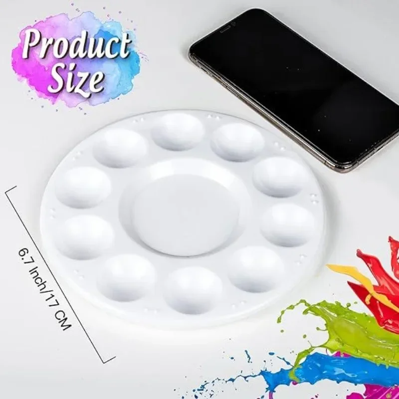 1pc White Round Plastic Paint  - Art Craft Classes recensie en prijs