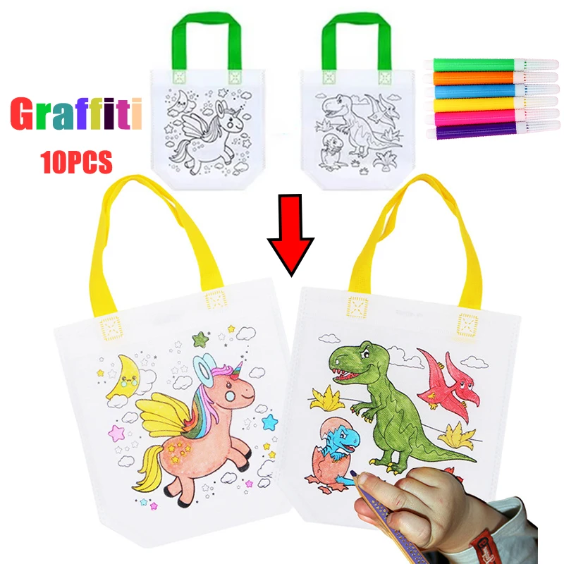 1-10pcs Sets DIY Graffiti Bag  - Art Craft Notebook recensie en prijs