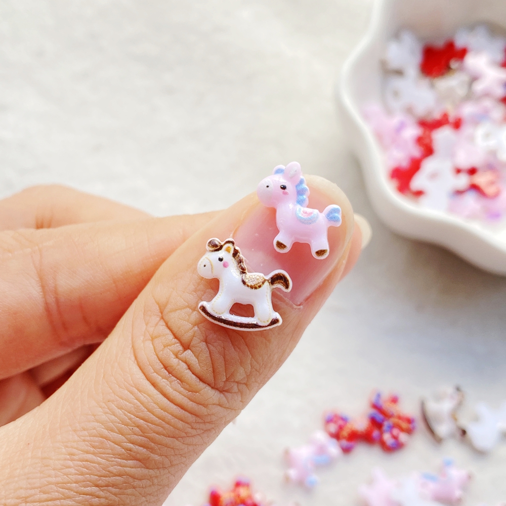 50PCS Cute Mini Cartoon unicor - Art Craft Horse recensie en prijs
