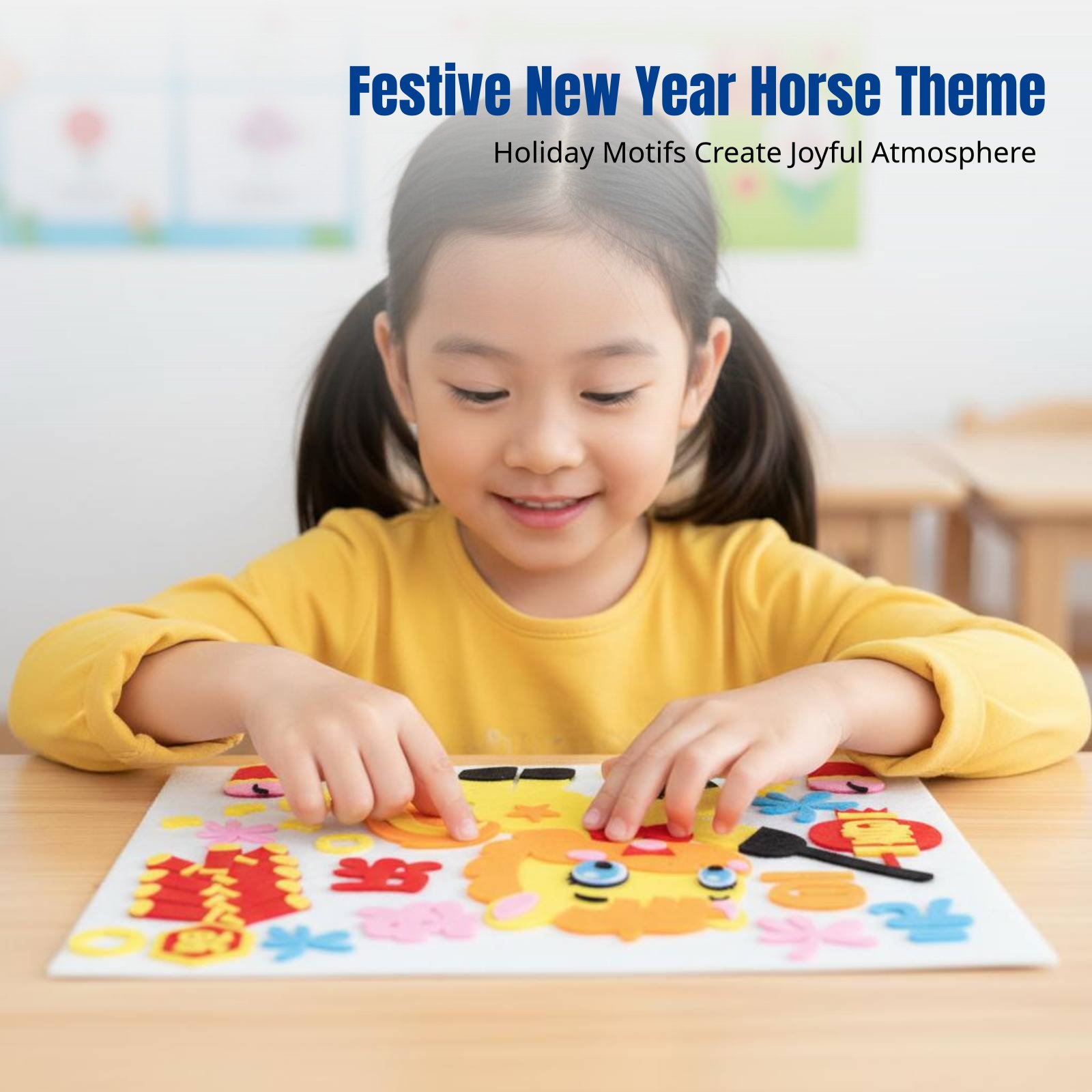 2026 New Year DIY Fabric Art S - Art Craft Horse recensie en prijs