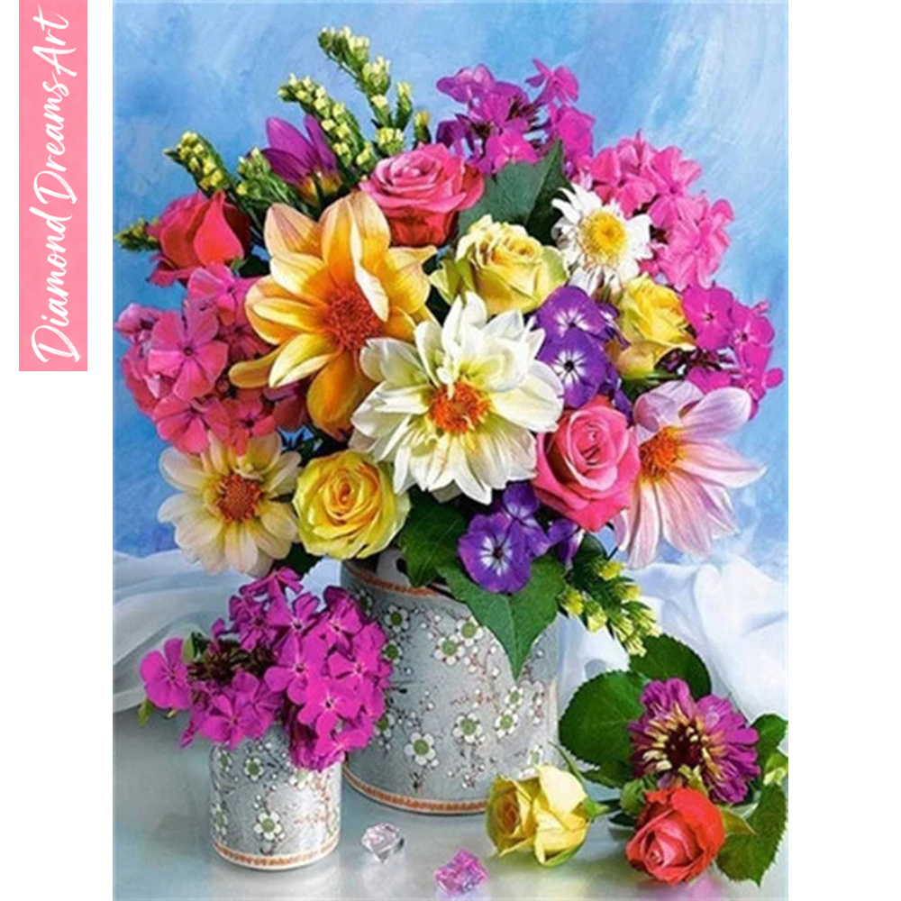 Full Diamond Mosaic Flower 5D  - Art Craft Flower recensie en prijs