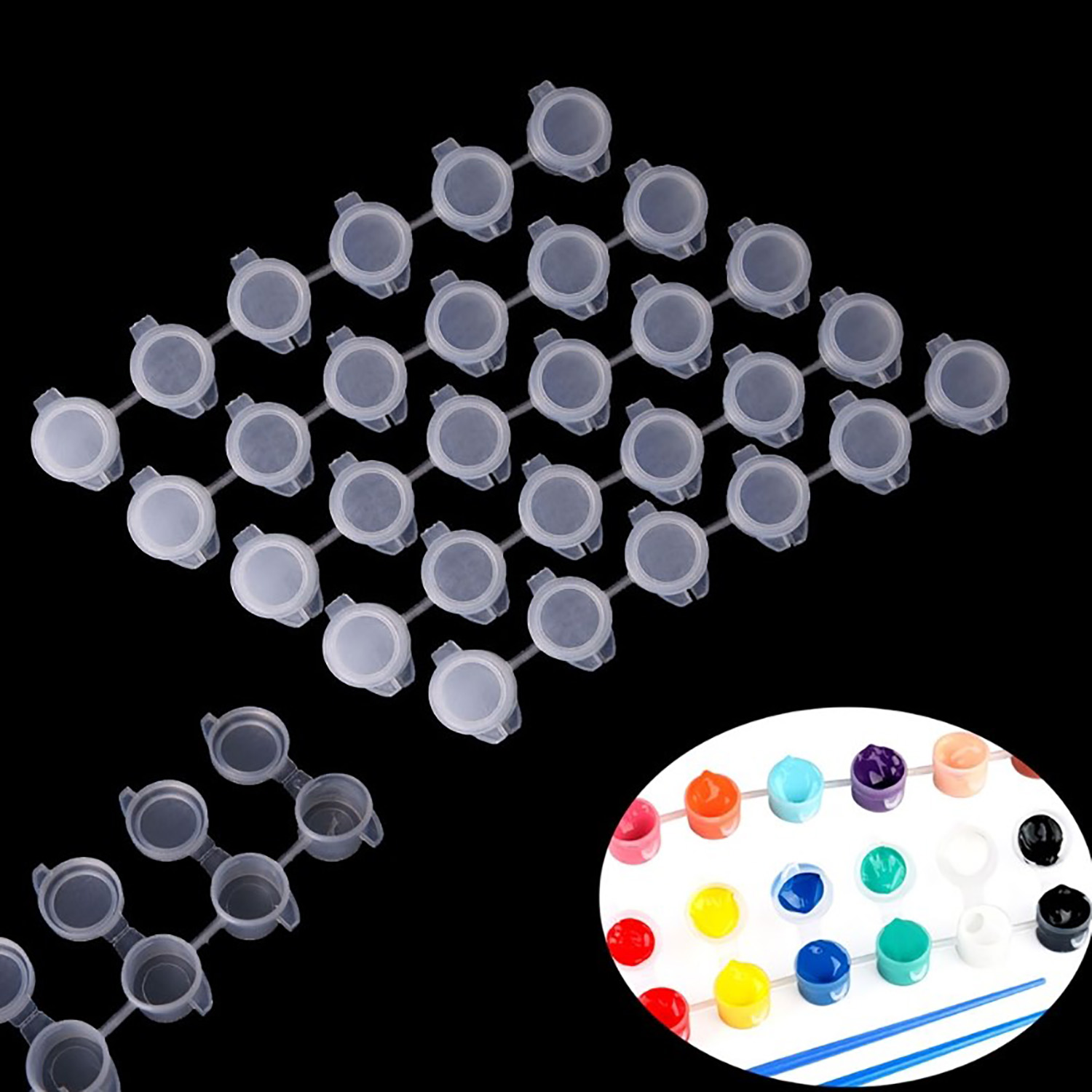10strips 60pots Empty Paint St - Art Craft Cup recensie en prijs