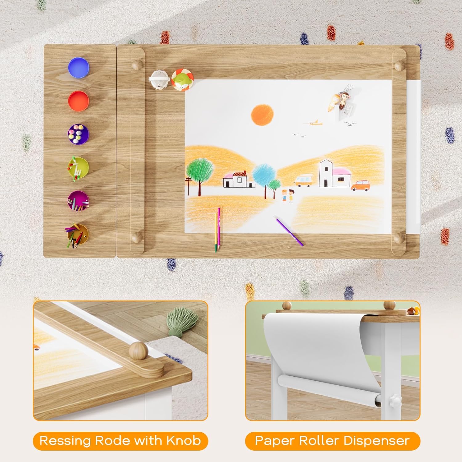 Kids Art Table and Chairs, Tod - Art Craft Cup recensie en prijs
