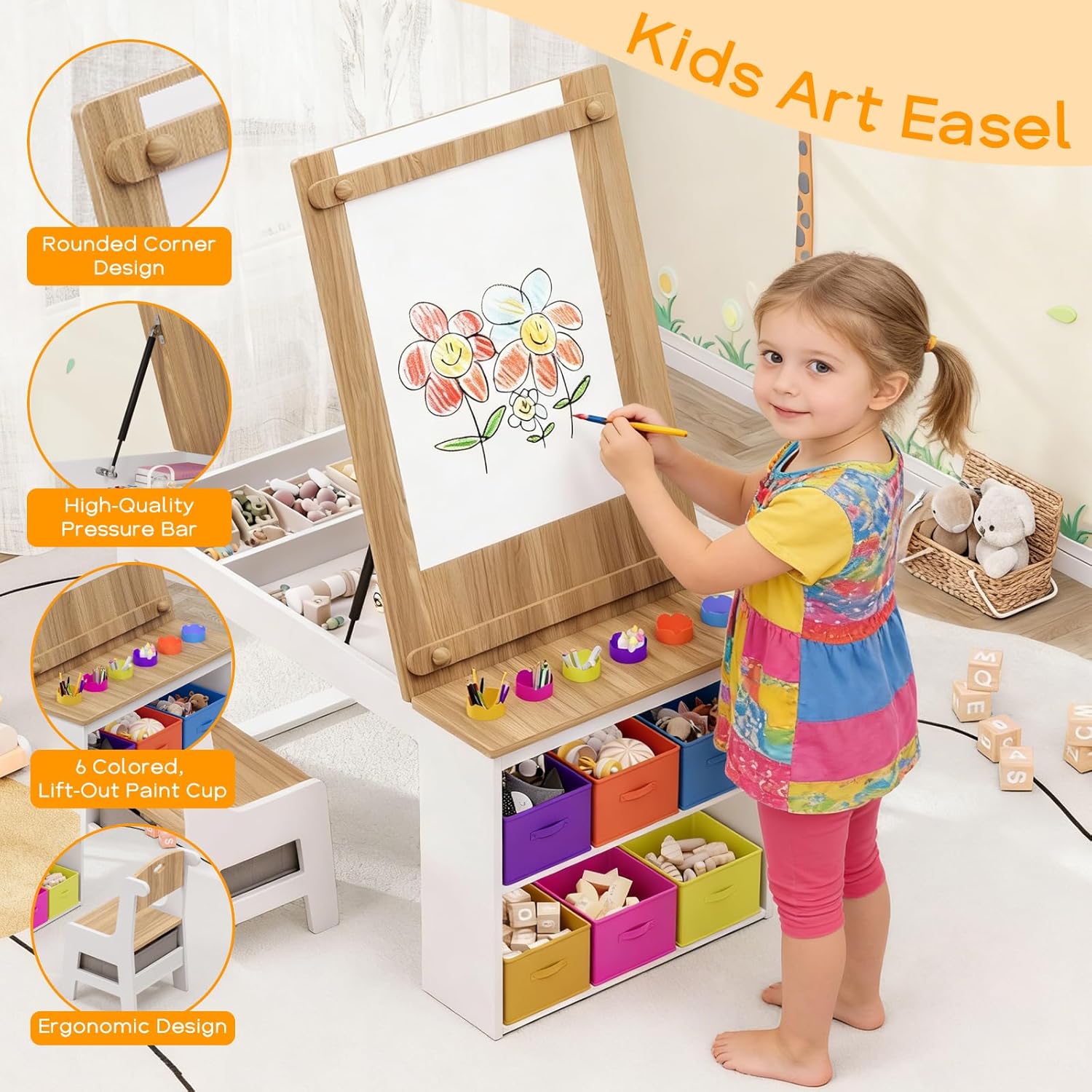 Kids Art Table and Chairs, Tod - Art Craft Cup recensie en prijs