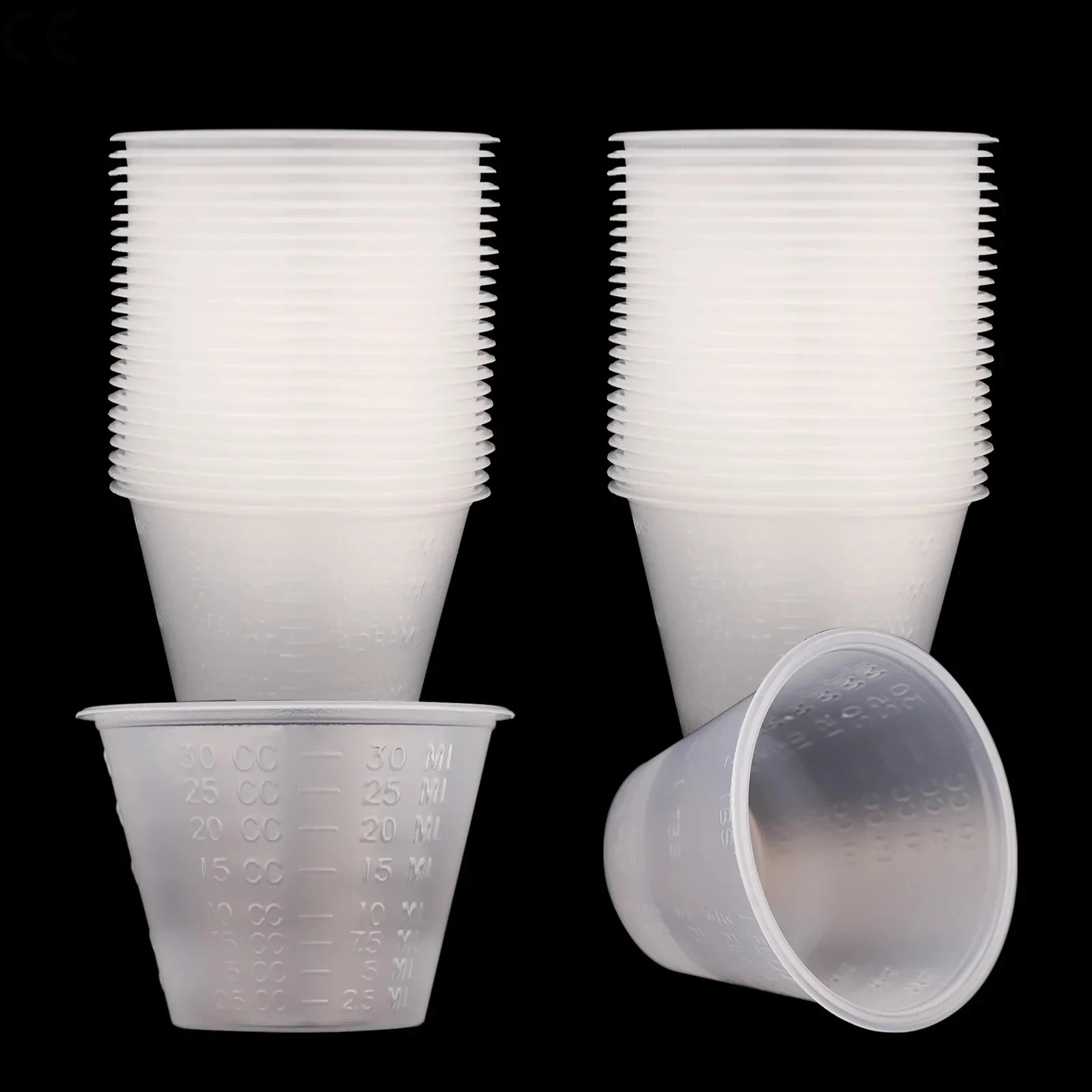100pcs New 30ml Graduated Plas - Art Craft Cup recensie en prijs