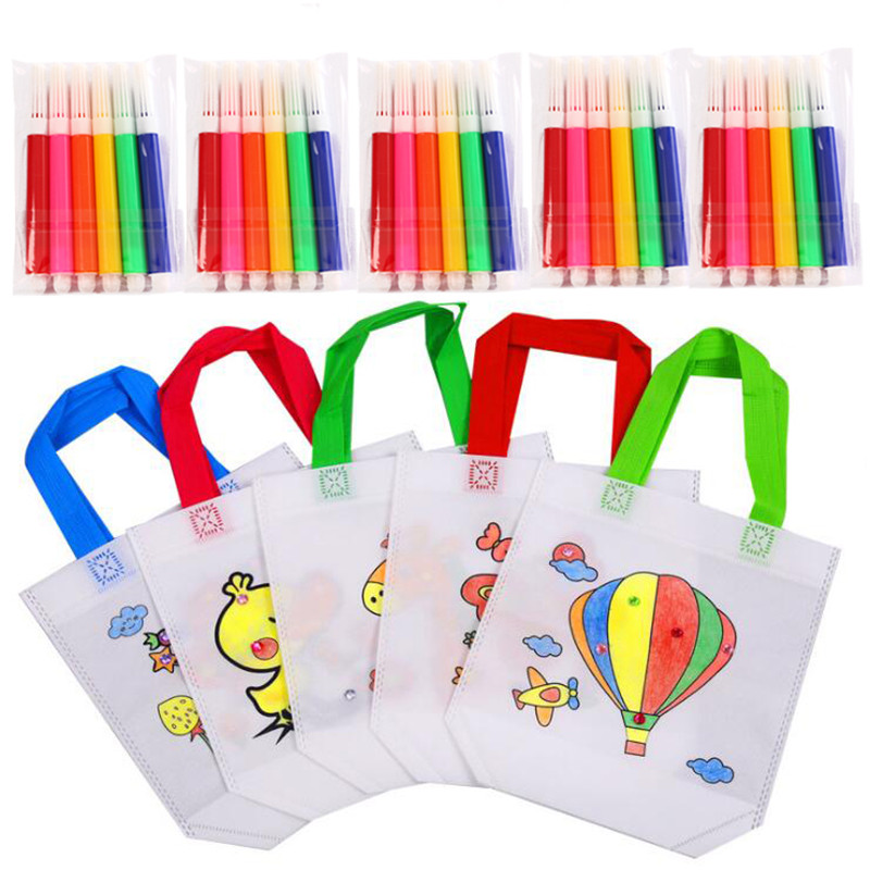 5 Sets DIY Graffiti Bag with M - Art Craft Notebook recensie en prijs