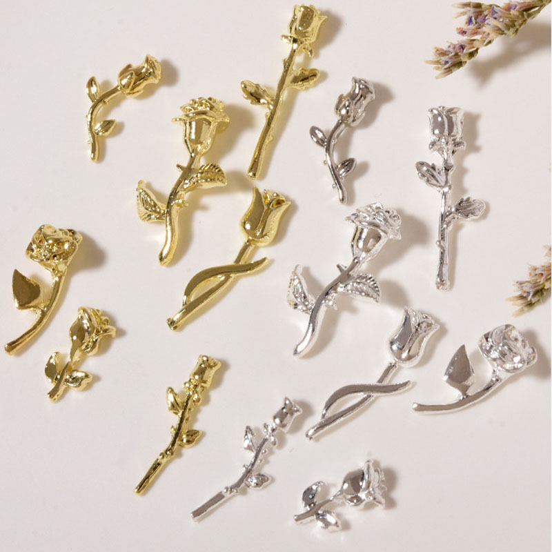 10Pcs 3D Rose Nail Art Ornamen - Art Craft Show recensie en prijs