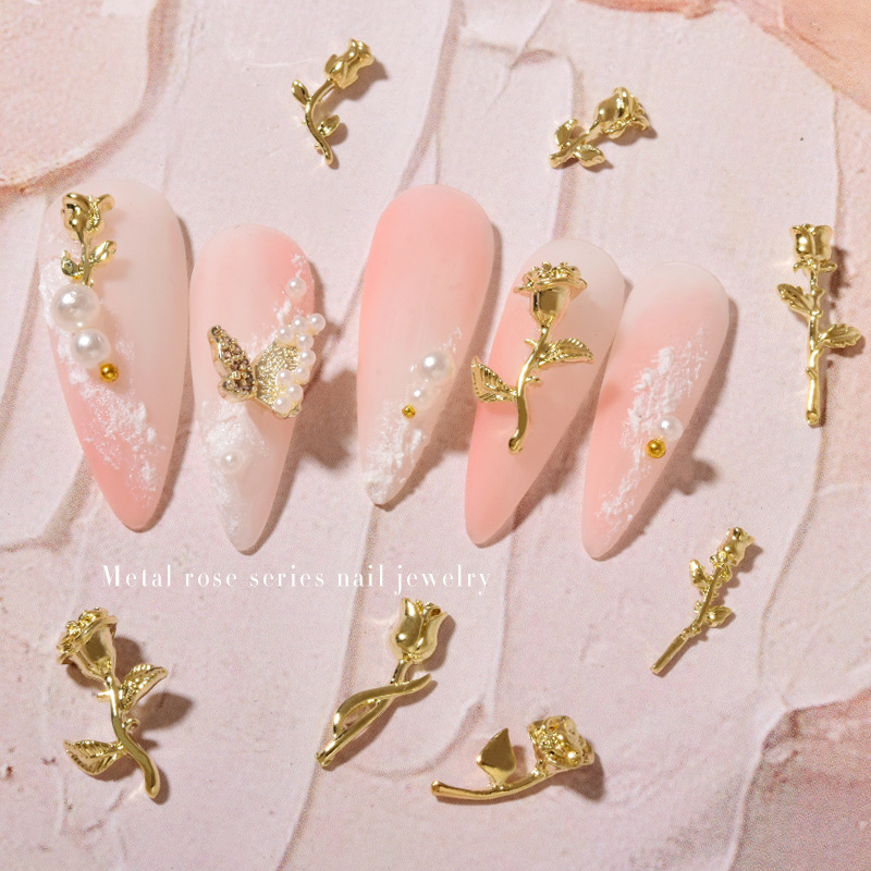 10Pcs 3D Rose Nail Art Ornamen - Art Craft Show recensie en prijs