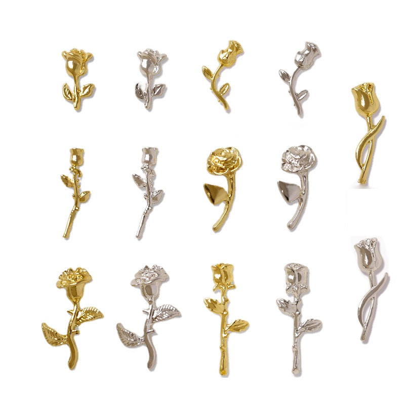 10Pcs 3D Rose Nail Art Ornamen - Art Craft Show recensie en prijs