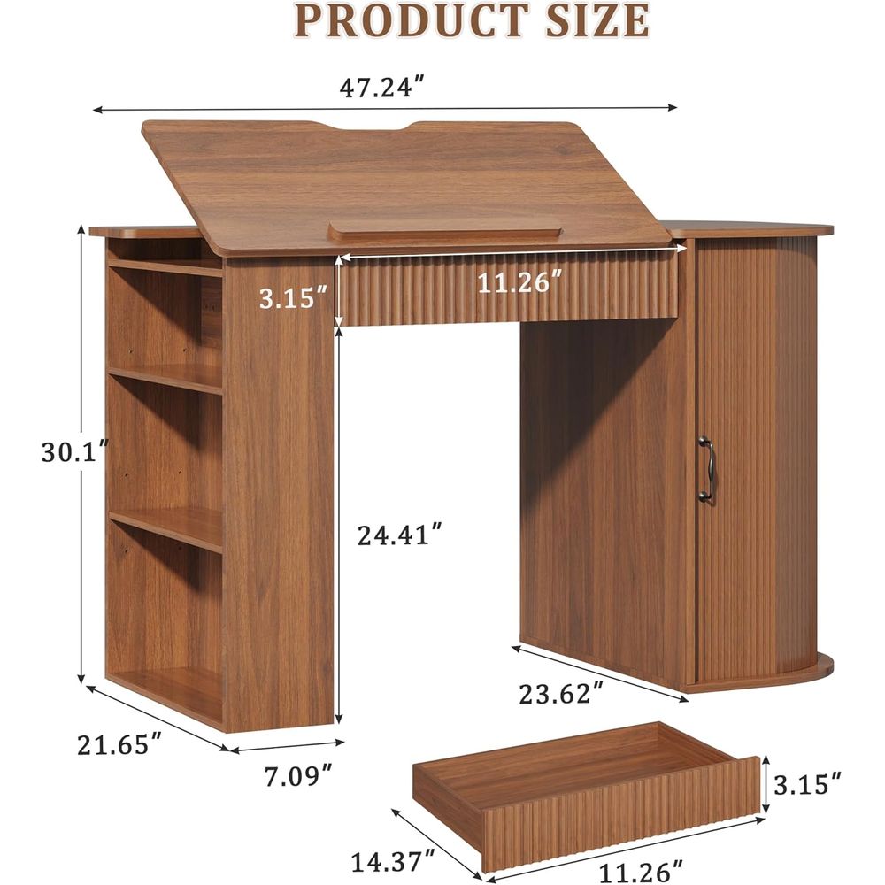 Storage Cabinet Desk with Shel - Art & Craft Jojo recensie en prijs
