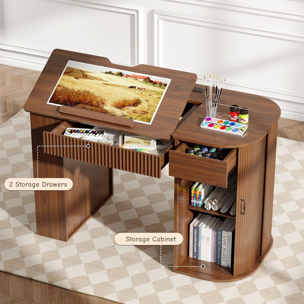 Storage Cabinet Desk with Shel - Art & Craft Jojo recensie en prijs