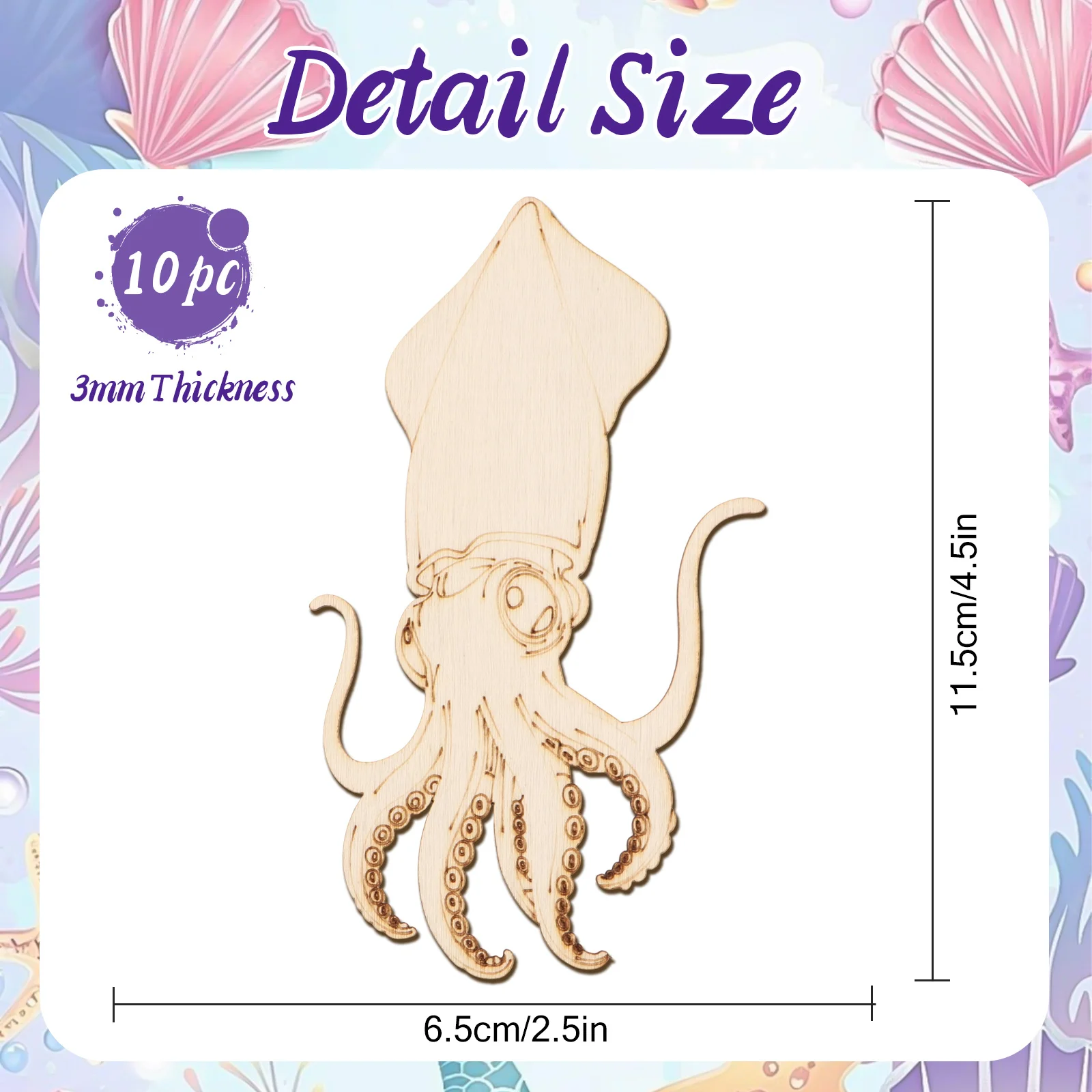 10pcs/set Unfinished Wood Craf - Art & Craft Jojo recensie en prijs