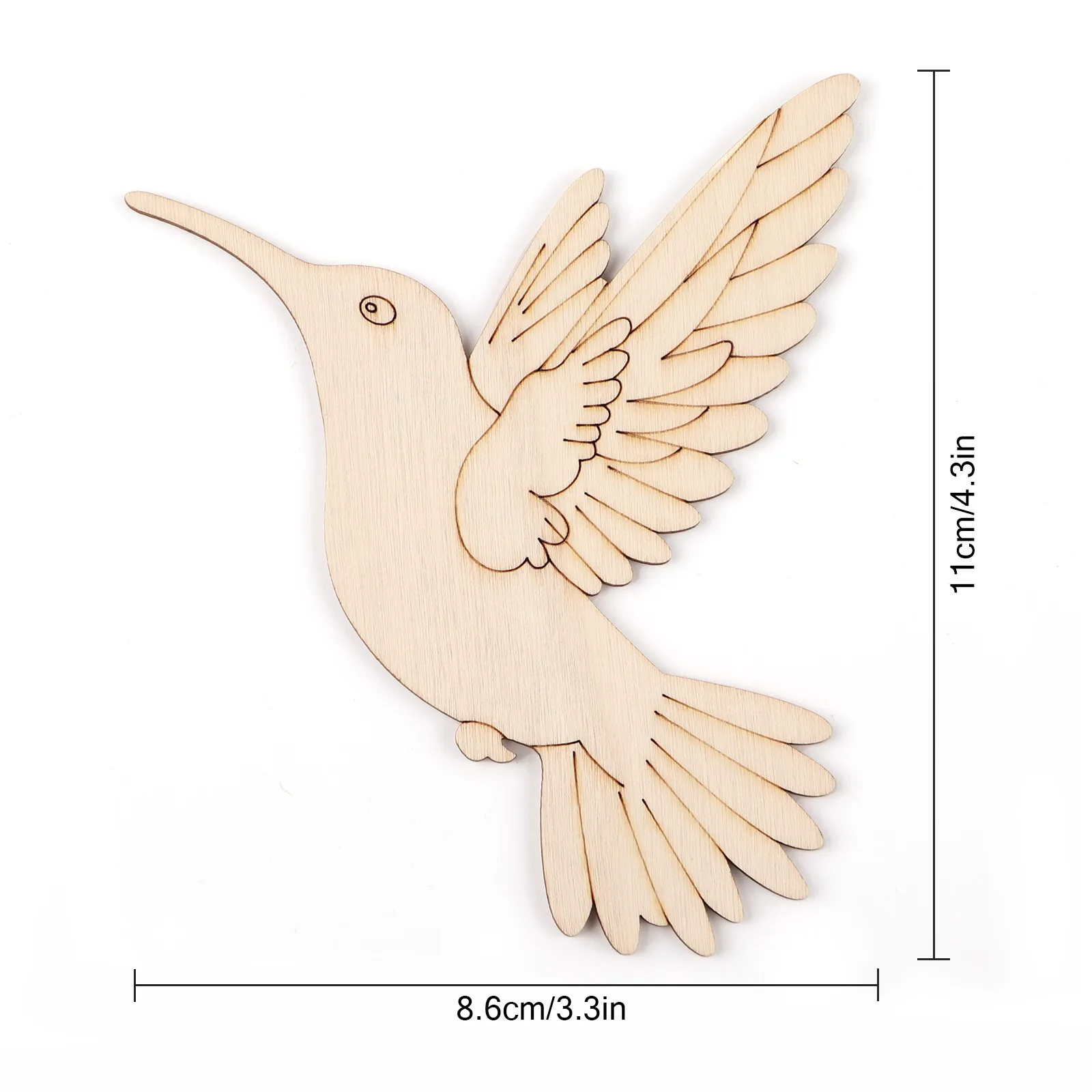 10pcs Unfinished Wood Animal B - Art & Craft Jojo recensie en prijs
