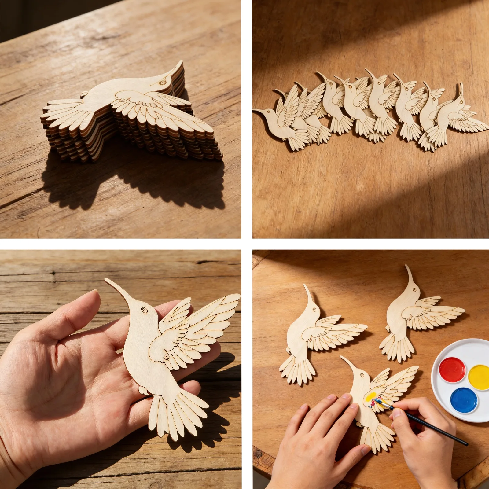 10pcs Unfinished Wood Animal B - Art & Craft Jojo recensie en prijs
