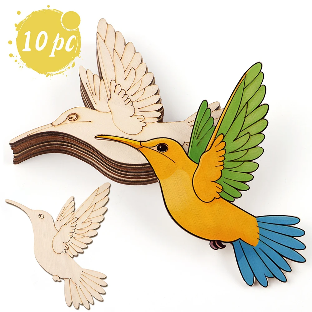 10pcs Unfinished Wood Animal B - Art & Craft Jojo recensie en prijs
