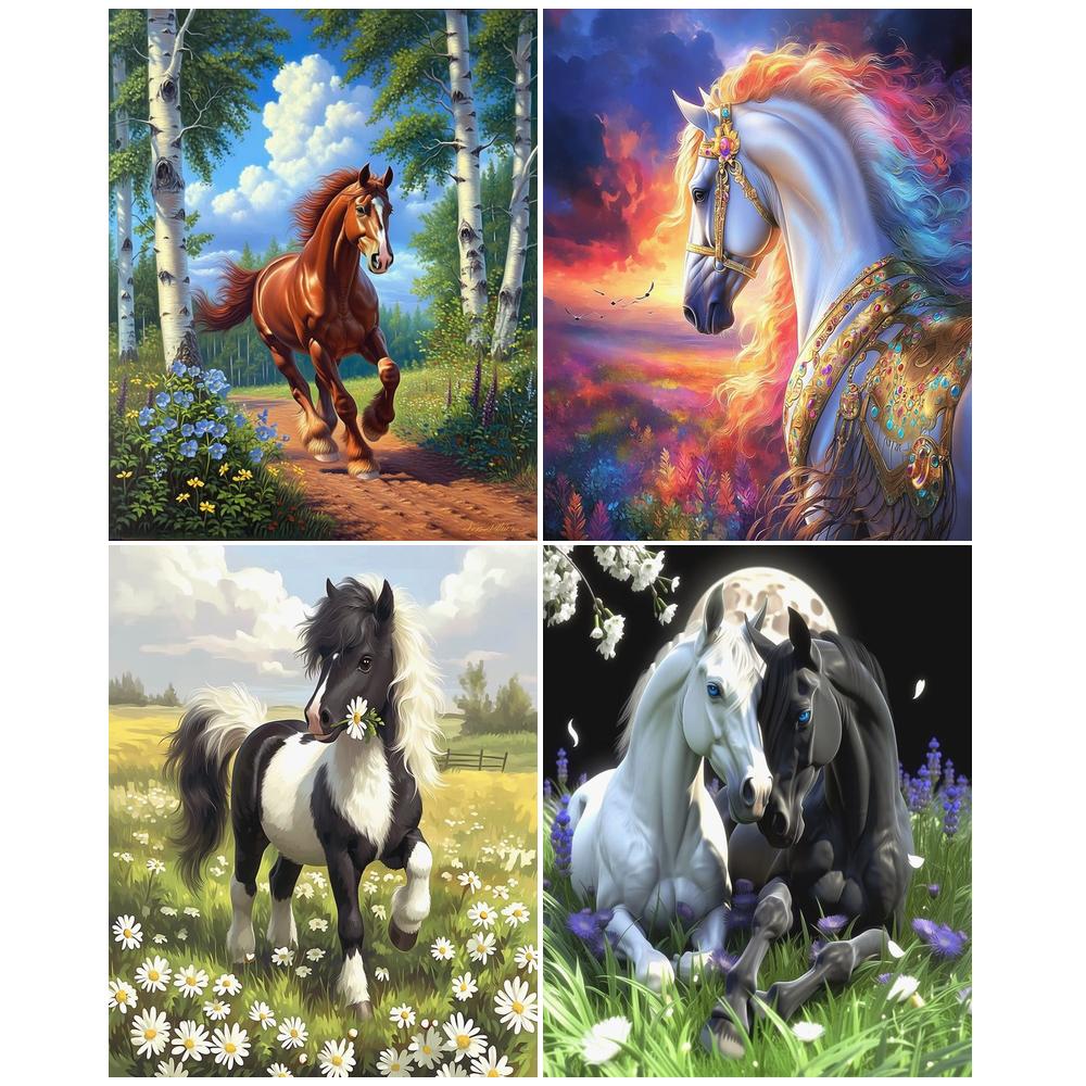 GATYZTORY Horse Painting By Nu - Art Craft Horse recensie en prijs