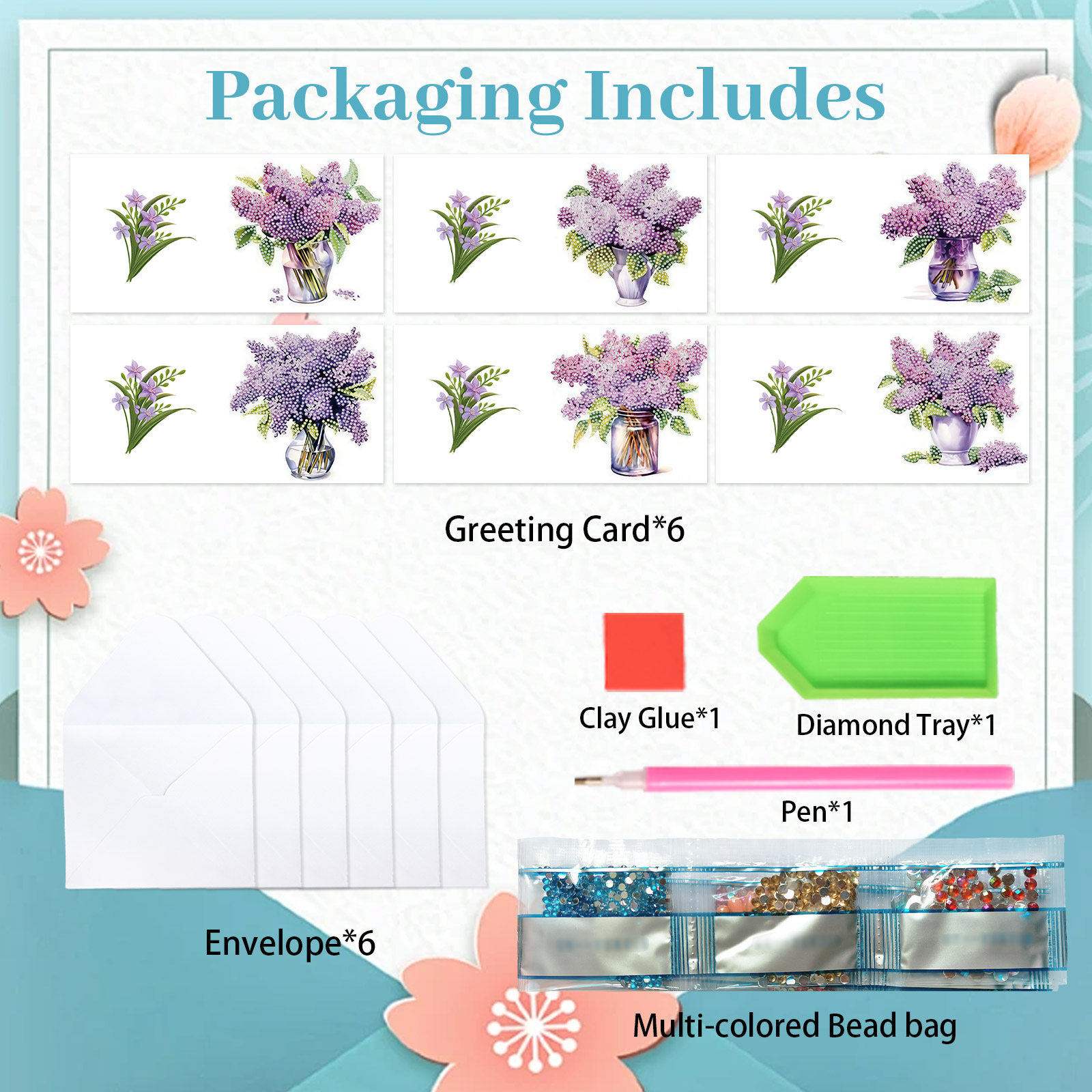 6Pcs Diamond Art Painting Gree - Art Craft Flower recensie en prijs