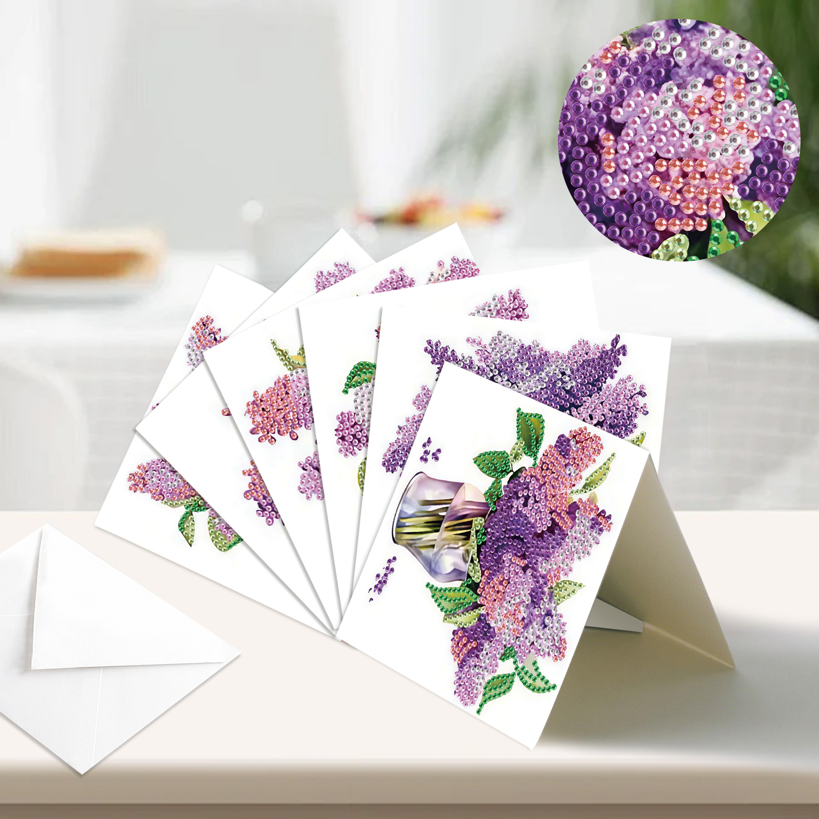 6Pcs Diamond Art Painting Gree - Art Craft Flower recensie en prijs