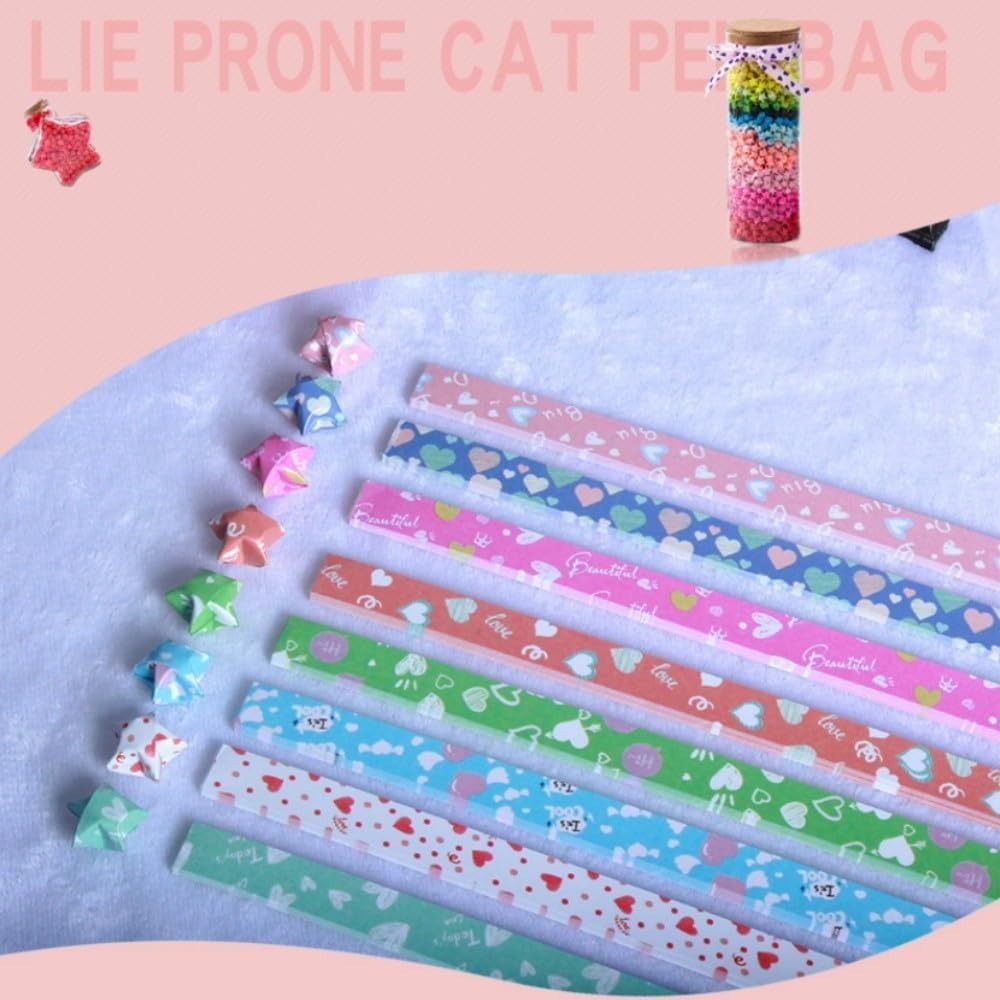 540 Sheets Colorful Star Origa - Art Craft Show recensie en prijs