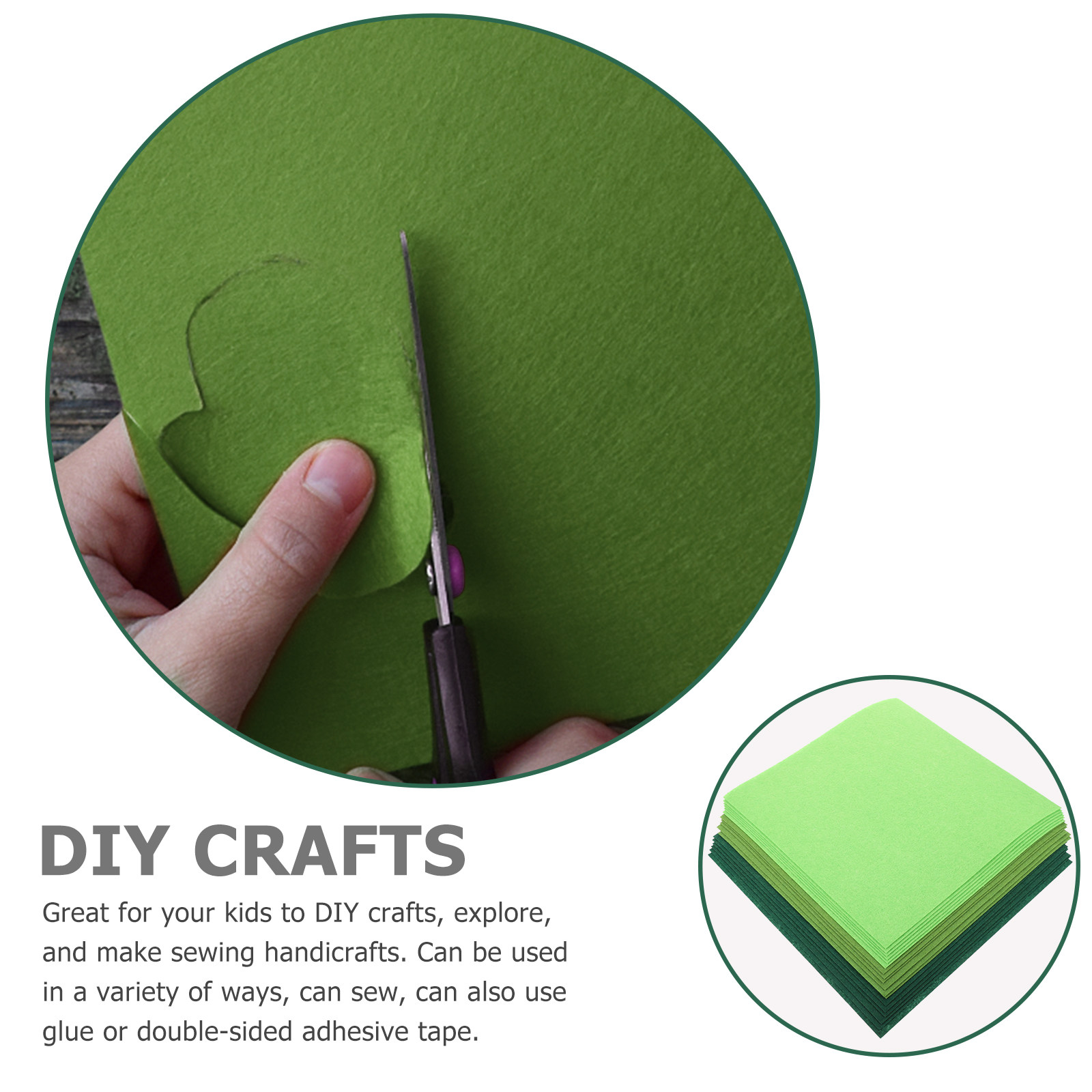 18Pcs Polyester Felt Fabric Sh - Art Craft Classes recensie en prijs