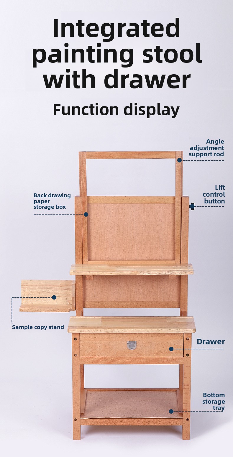 HXL integrated painting stool  - Art & Craft Jojo recensie en prijs