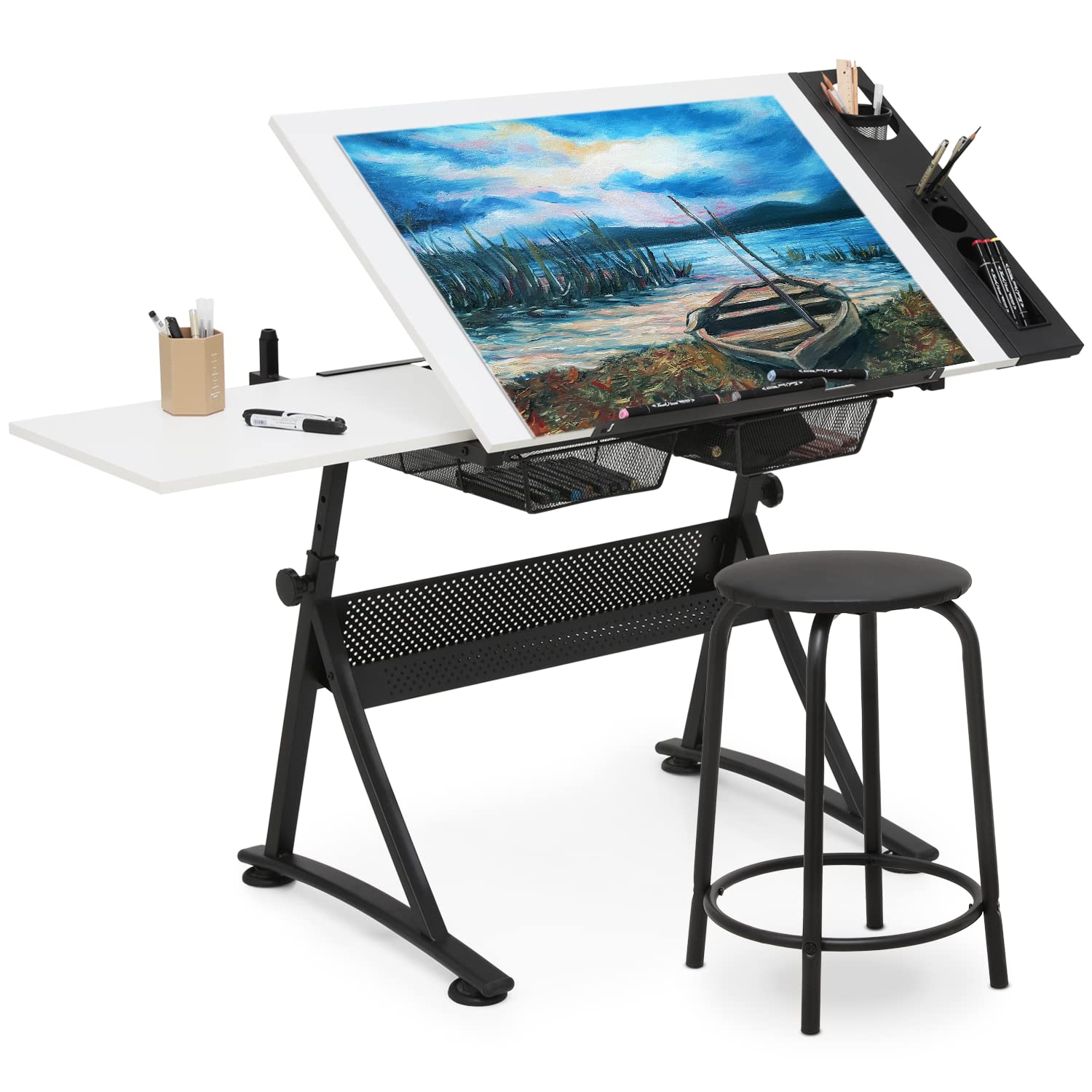 Adjustable Drafting Desk with  - Art & Craft Jojo recensie en prijs