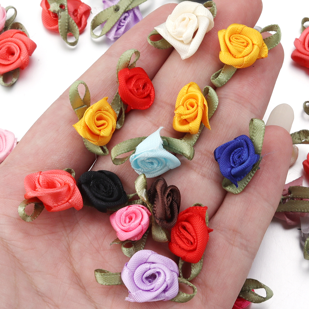 50Pcs 1.5x2.5cm 18 Colors For  - Art Craft Flower recensie en prijs
