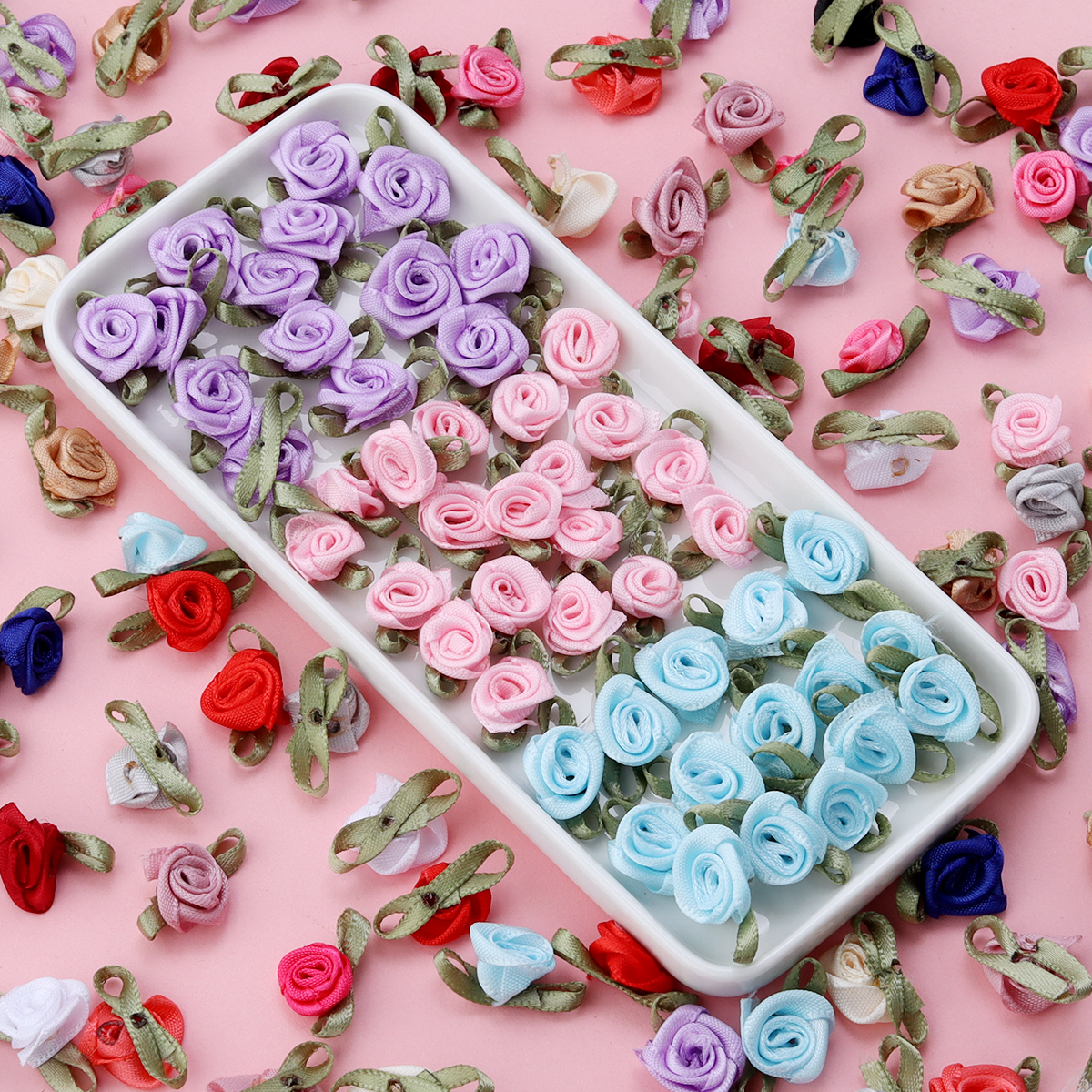 50Pcs 1.5x2.5cm 18 Colors For  - Art Craft Flower recensie en prijs