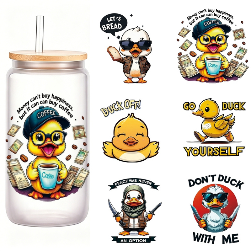 6pcs Cute Funny Cool Yellow Du - Art Craft Cup recensie en prijs