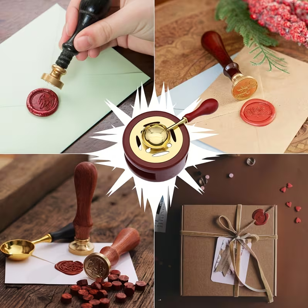 2/3Pcs Sealing Wax Stamps Set  - Batik Wax Kit recensie en prijs