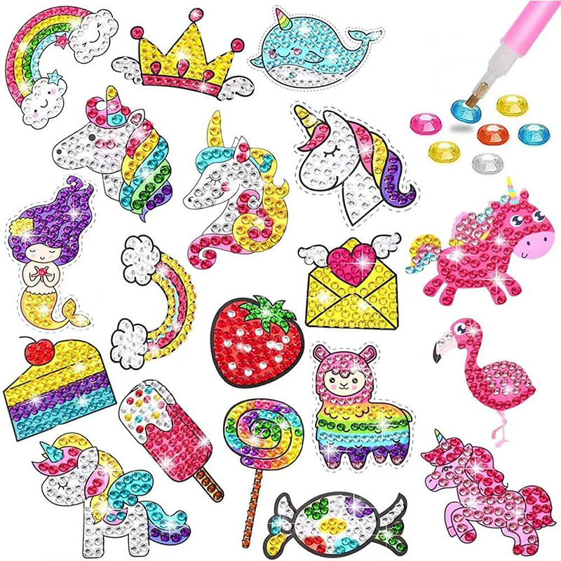 Make Diamond Stickers Kids 5D  - Art Craft Ideas For Kids recensie en prijs