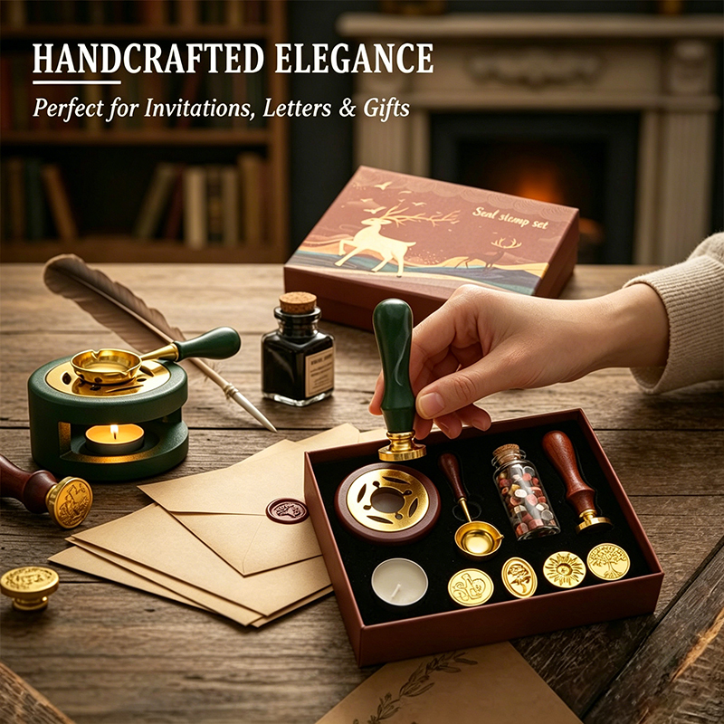 Wax Seal Stamp Set Sealing Wax - Batik Wax Kit recensie en prijs
