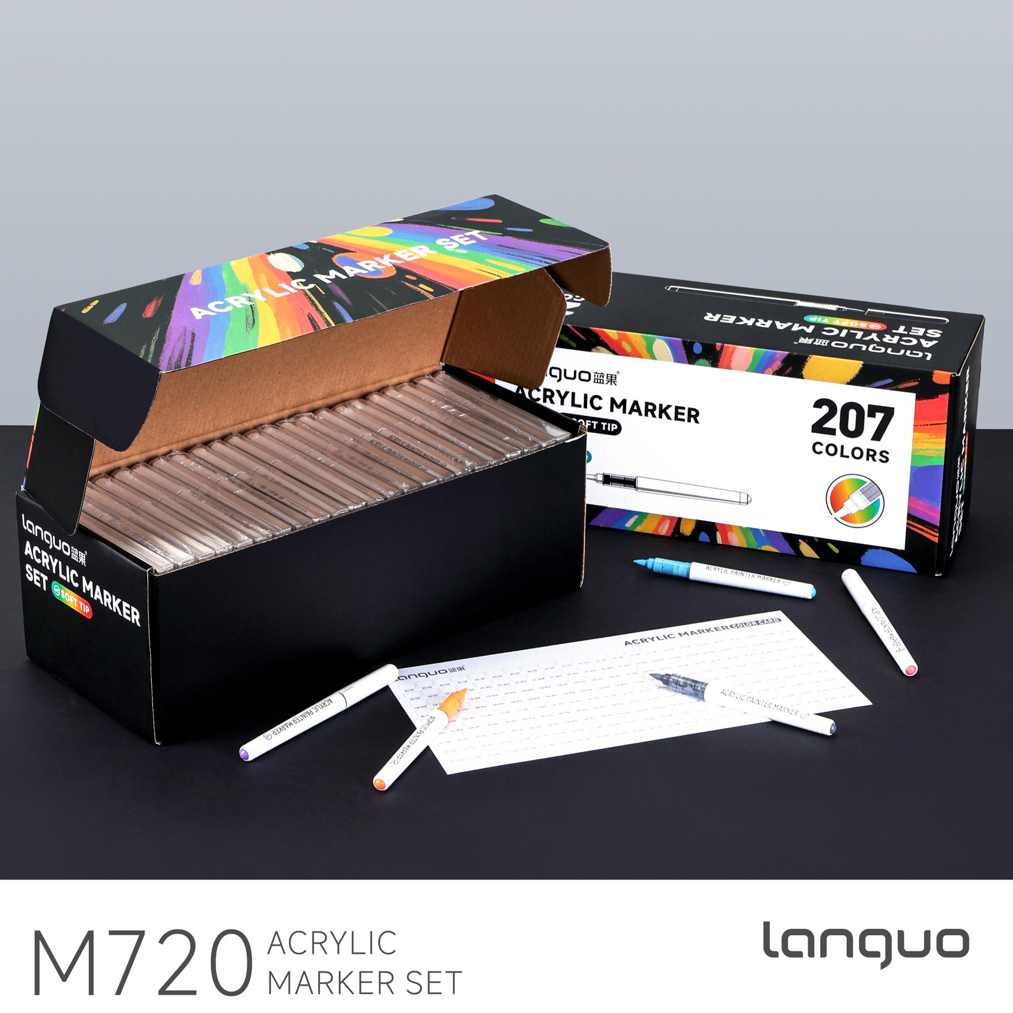 207 Colors/Set Acrylic Paint A - Art Craft Notebook recensie en prijs