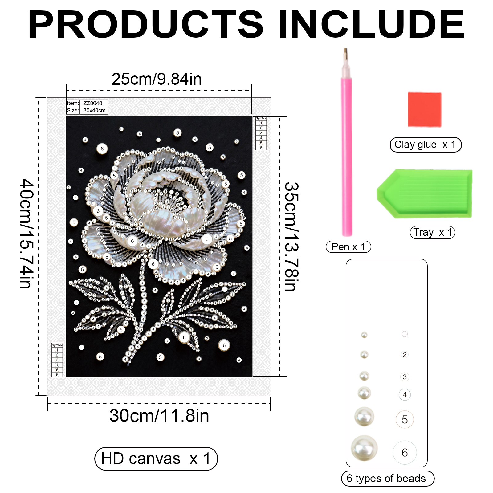 DIY Pearl Diamond Art Painting - Art Craft Flower recensie en prijs