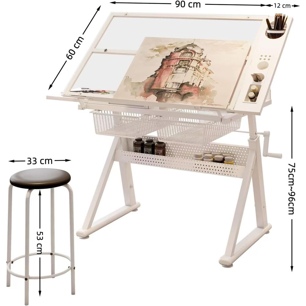Adjustable Art Desk with Tempe - Art & Craft Jojo recensie en prijs