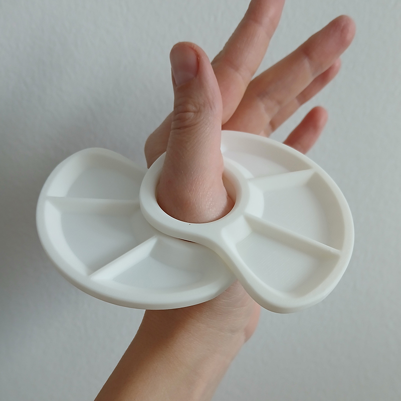 1/2pc Thumb Palette Ergonomic  - Art Craft Classes recensie en prijs