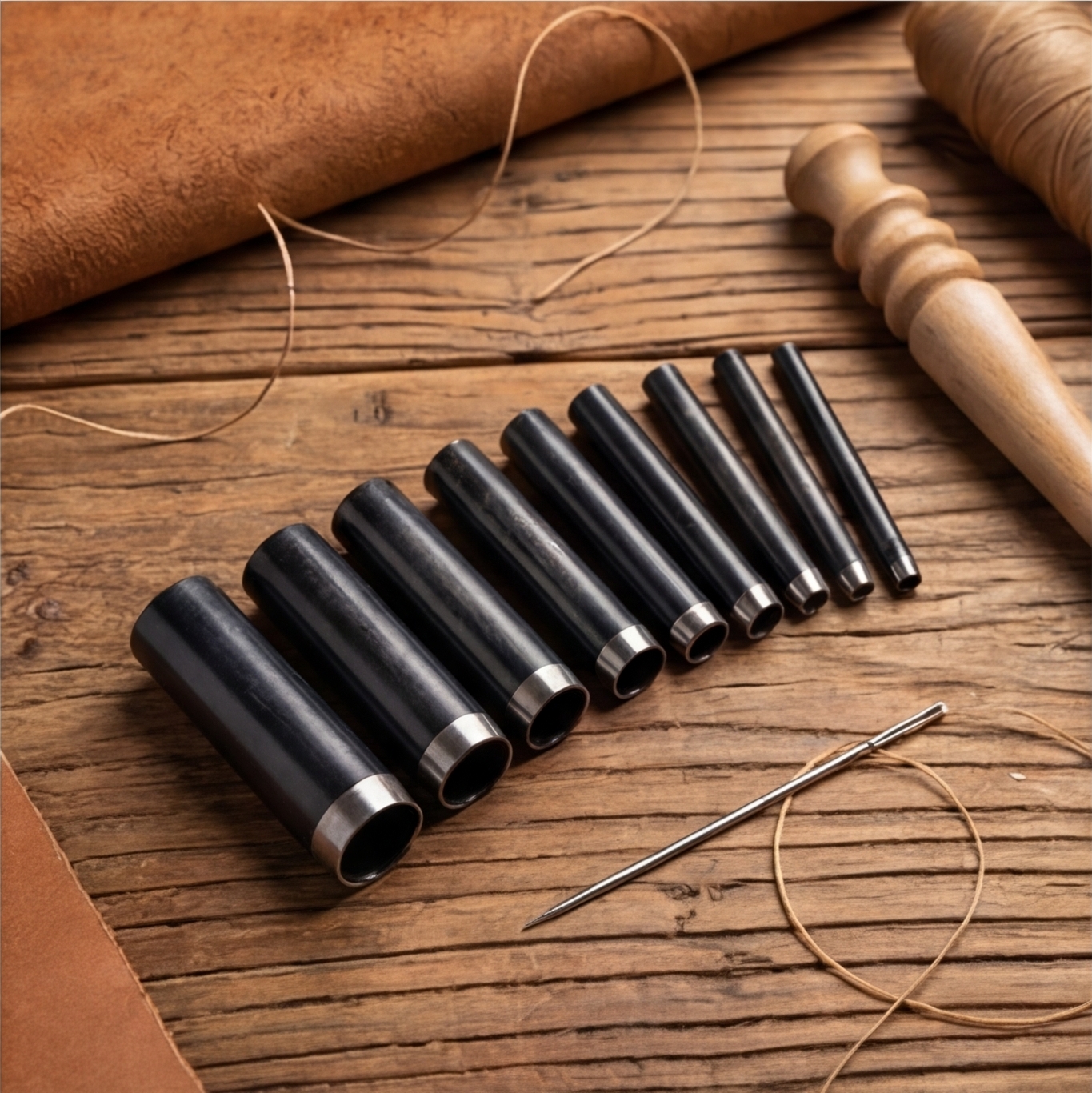A49 DIY Leatherworking round C - Leather Tooling Kit recensie en prijs