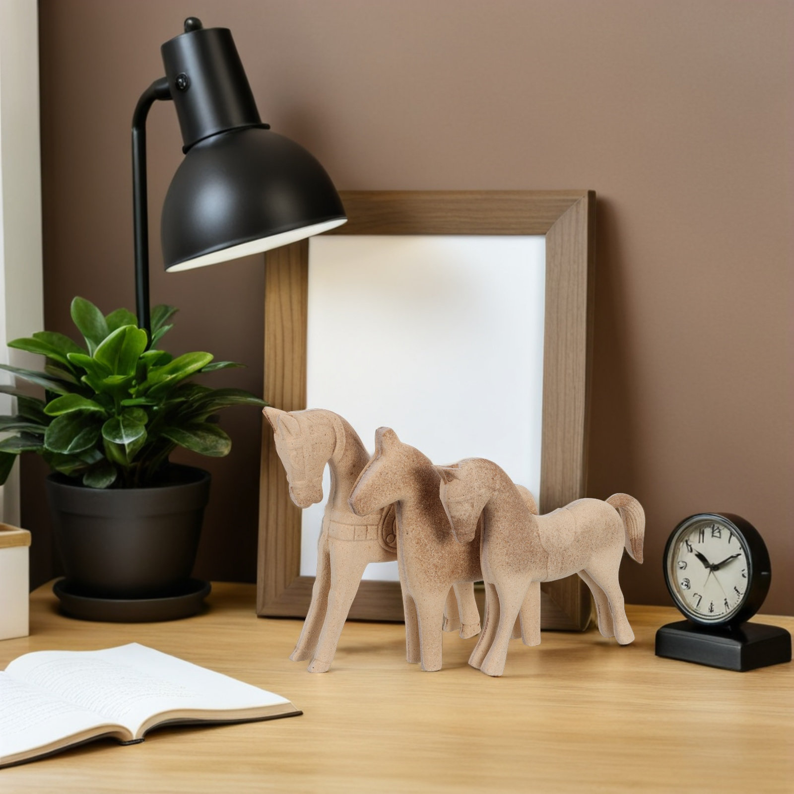 3Pcs Unfinished Wood Horse Han - Art Craft Horse recensie en prijs