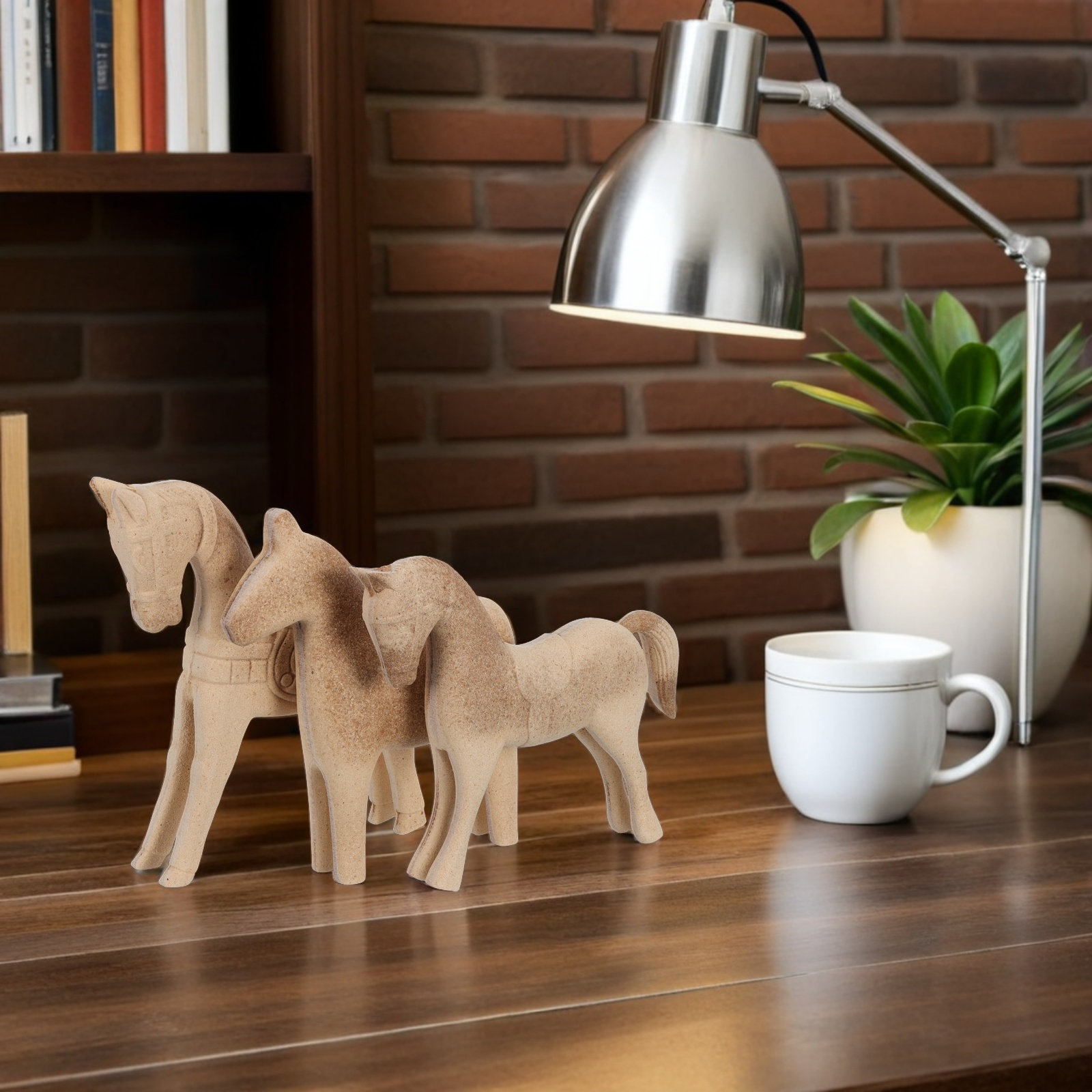 3Pcs Unfinished Wood Horse Han - Art Craft Horse recensie en prijs