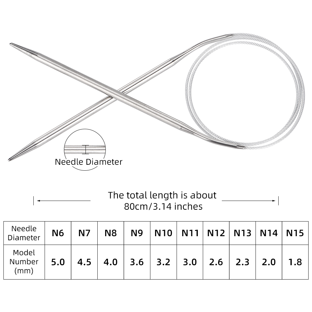 Ergonomic Fixed Circular Knitt - Knitting Needle Circular recensie en prijs