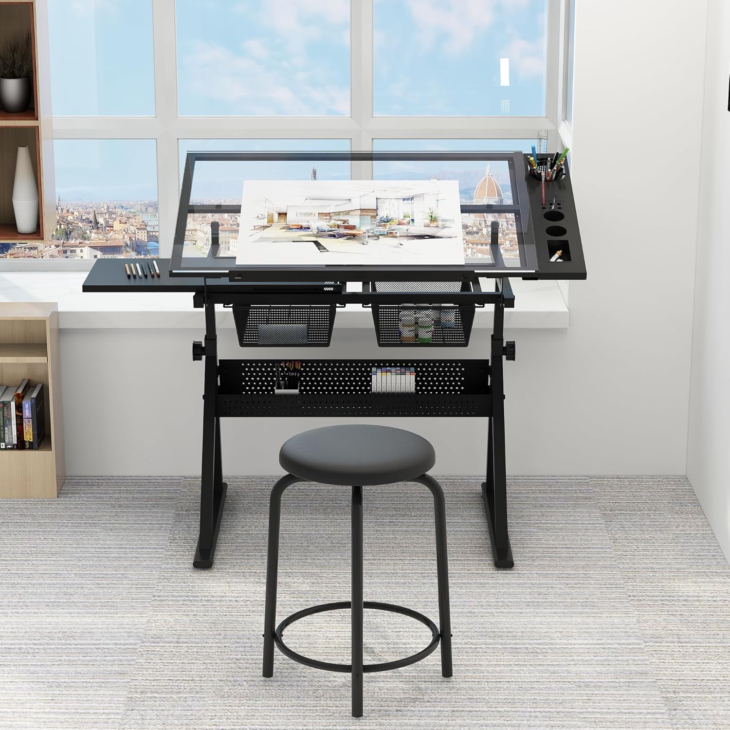 Table w/Stool, Height Adjustab - Art & Craft Jojo recensie en prijs