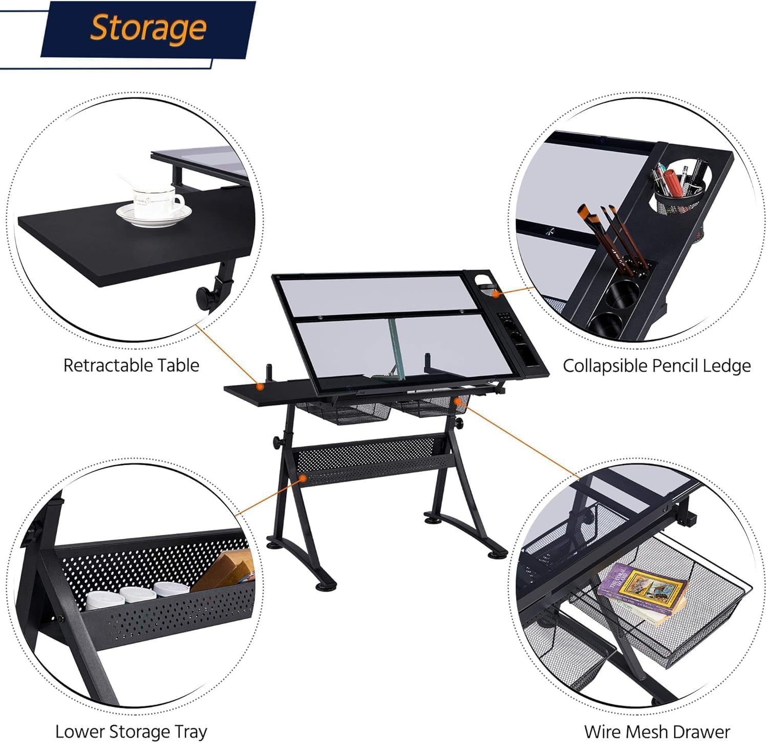 Table w/Stool, Height Adjustab - Art & Craft Jojo recensie en prijs