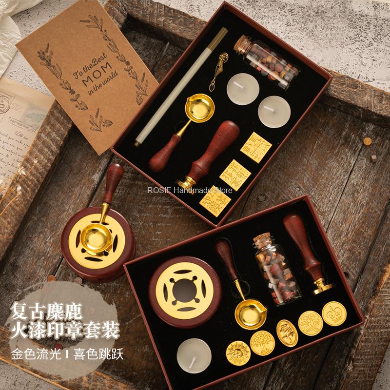 Wax Seal Stamp Set Lacquered S - Batik Wax Kit recensie en prijs