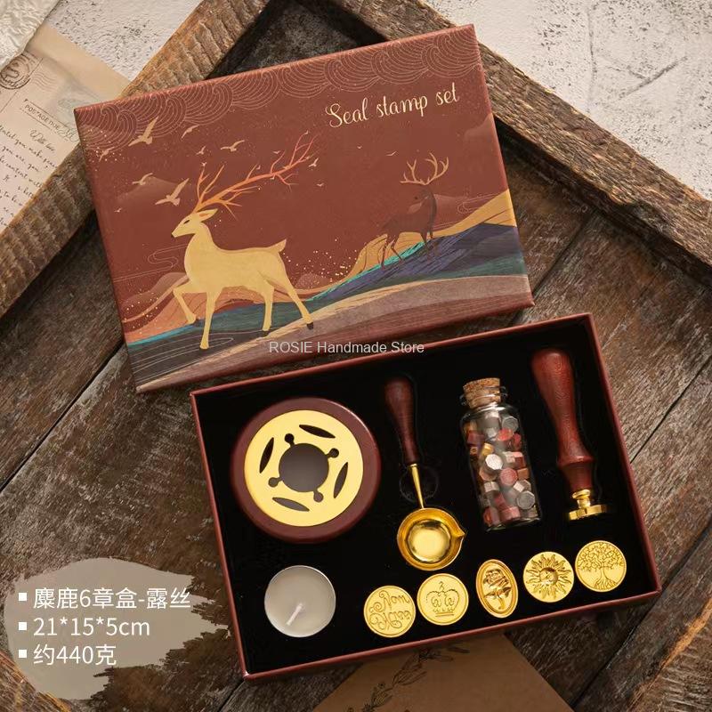 Wax Seal Stamp Set Lacquered S - Batik Wax Kit recensie en prijs