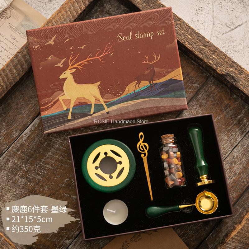 Wax Seal Stamp Set Lacquered S - Batik Wax Kit recensie en prijs