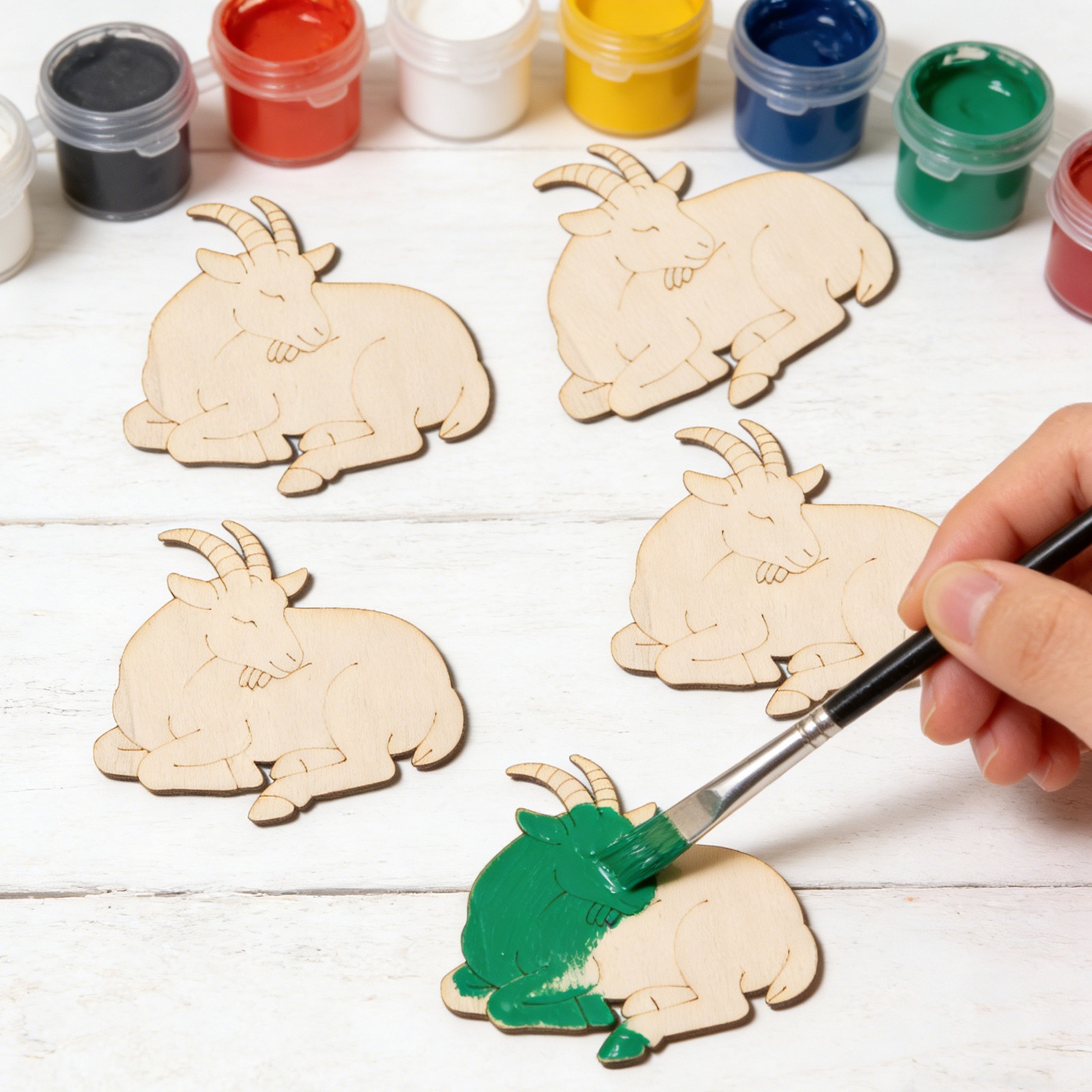 10pcs/set Unfinished Wood Shee - Art & Craft Jojo recensie en prijs