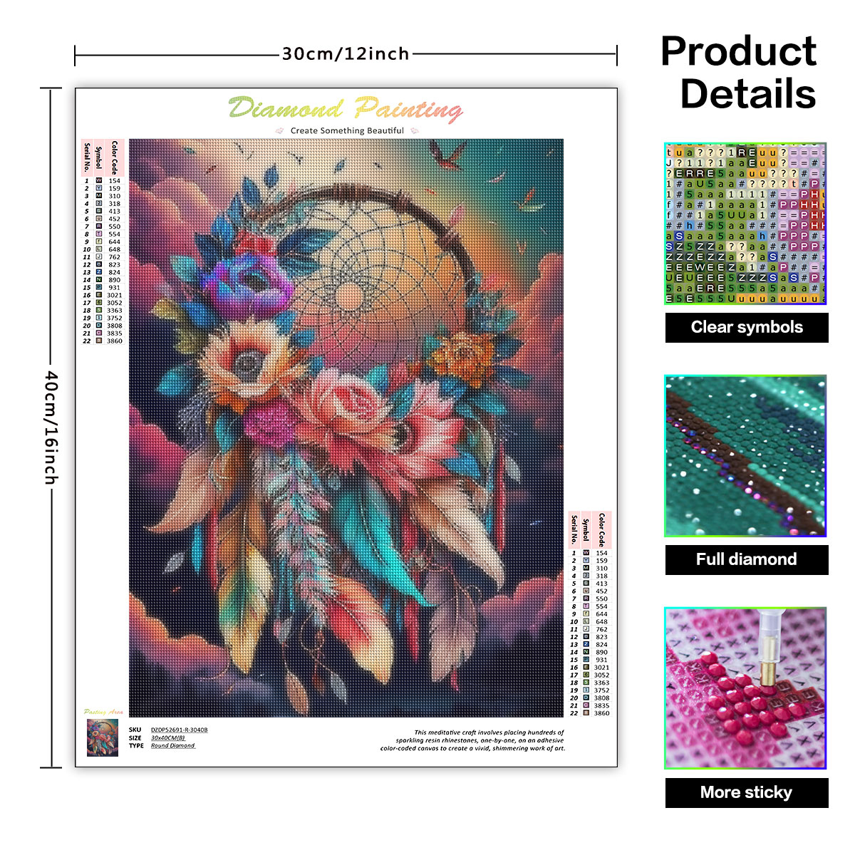 Frameless, Diamond Painting Dr - Art Craft Flower recensie en prijs
